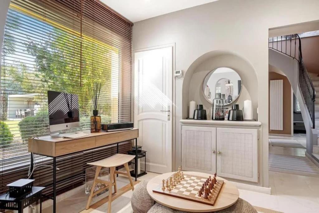 Grande Villa St-Tropez Area Avec Piscine Chauffee Gassin Bagian luar foto