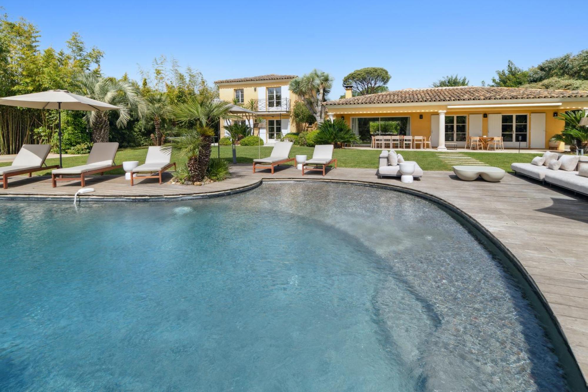 Grande Villa St-Tropez Area Avec Piscine Chauffee Gassin Bagian luar foto