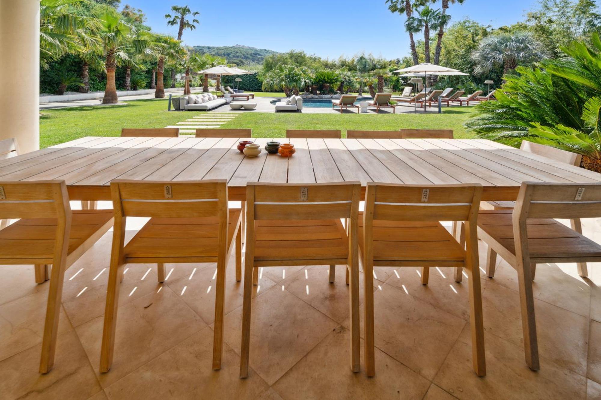 Grande Villa St-Tropez Area Avec Piscine Chauffee Gassin Bagian luar foto